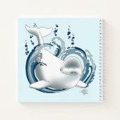 Carnet Baleine Béluga Bleue (Dos)