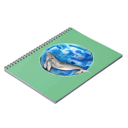 Carnet Baleine bleue (Côté gauche)