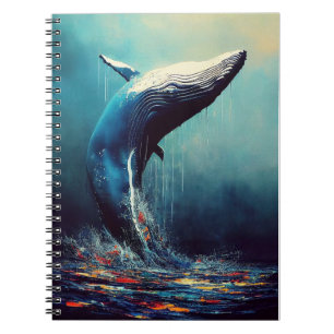 Carnet Baleine Bleue Baleine Bleue Animale Découverte Ave