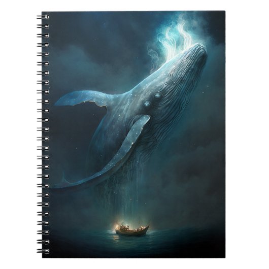Carnet Baleine Dans Le Ciel L'Art Imaginaire (Devant)