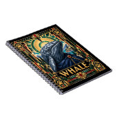 Carnet Baleine, faune Art déco (Côté Droit)