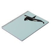 Carnet Baleine noire et blanche tueuse à Orca (Côté gauche)