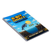 Carnet Baleine, Rétro Pixel Art 8-Bit (Côté Droit)