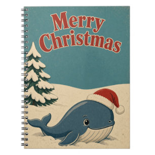 Carnet Baleine Terre Neige Noël Animal