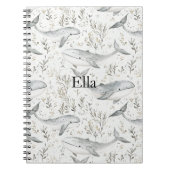 Carnet Baleines gris océanique (Devant)