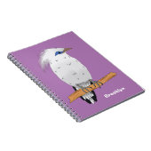 Carnet Bali Mina tropical oiseau exotique (Côté Droit)