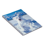 Carnet Balise cadeau Snowman Pitbull Chien Chien Chien Gr (Côté Droit)