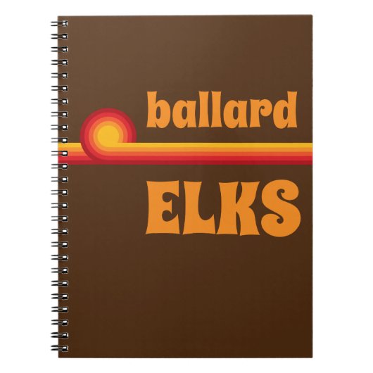 Carnet Ballard Elks Retro Rainbow (Devant)
