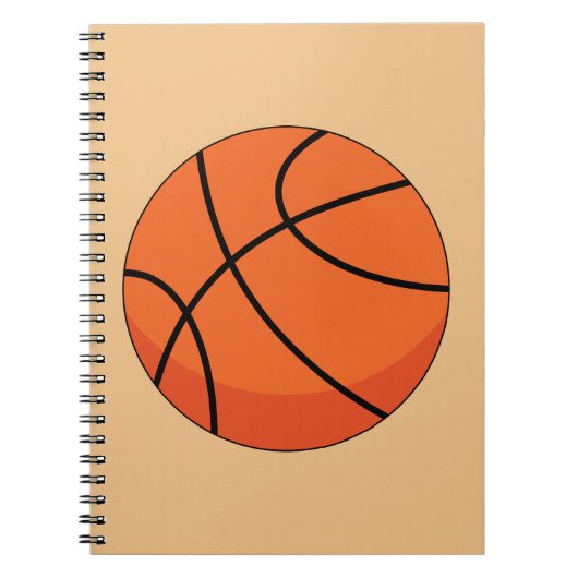 Carnet Balle de basket dessin animé (Devant)