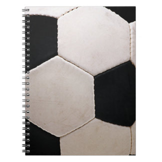 Carnet Balle de soccer blanche et noire