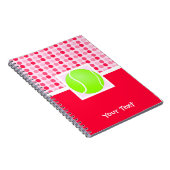 Carnet Balle de tennis mignonne (Côté Droit)