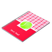 Carnet Balle de tennis mignonne (Côté gauche)