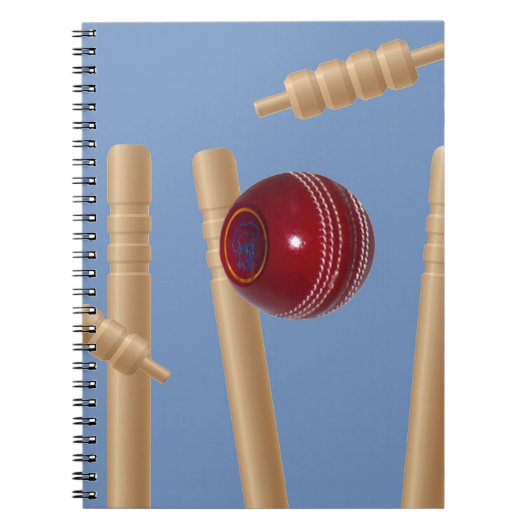 Carnet Balle Et Pompes De Cricket, (Devant)