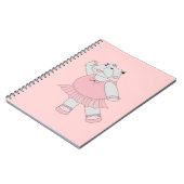 Carnet Ballerin Hippo Illusima Rose Clair (Côté gauche)