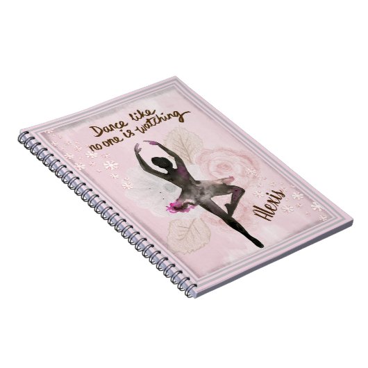 Carnet Ballerina avec devis (Côté Droit)