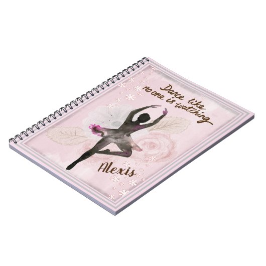 Carnet Ballerina avec devis (Côté gauche)