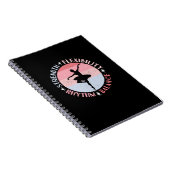 Carnet Ballerina Ballet Dancer - Valeurs Mindset (Côté Droit)