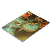 Carnet Ballerina Dance Green Dancer Edger Degas Peinture (Côté gauche)