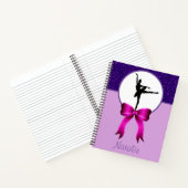 Carnet Ballerina Dance Parties scintillant et Bow (Intérieur)