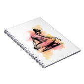 Carnet Ballerina Dancing in Color (Côté Droit)