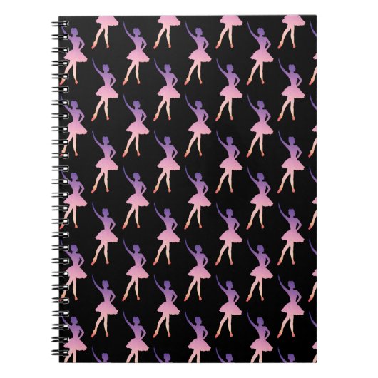 Carnet Ballerina dans la conception géométrique moderne (Devant)