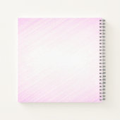 Carnet Ballerina en bleu rose personnel (Dos)