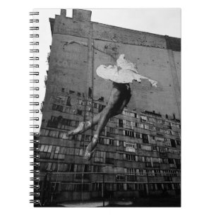 CARNET BALLERINA EN ROBE BLANCHE MURAL