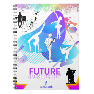 Carnet Ballerina Musician Martial Artist Spiral Notebook