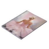 Carnet Ballerina peinte en rose (Côté gauche)