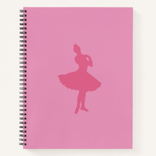 Carnet Ballerina rose (Devant)