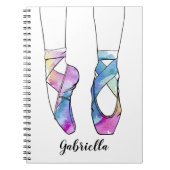 Carnet Ballerine Danse Classique Personnalisée (Devant)