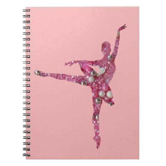 Carnet Ballerine de fée de prune de sucre (Devant)