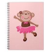 Carnet Ballerine de singe (Devant)
