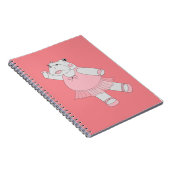 Carnet Ballerine Hippo illusima pêche (Côté Droit)
