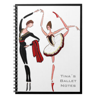 CARNET BALLERINE NOTWBOOK DE DANSEURS DE BALLET DE DON