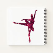 Carnet Ballerine rose éclatante double face (Dos)