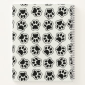 Carnet Balles noires, Paws de chien, Paws de chat, Plan (Dos)