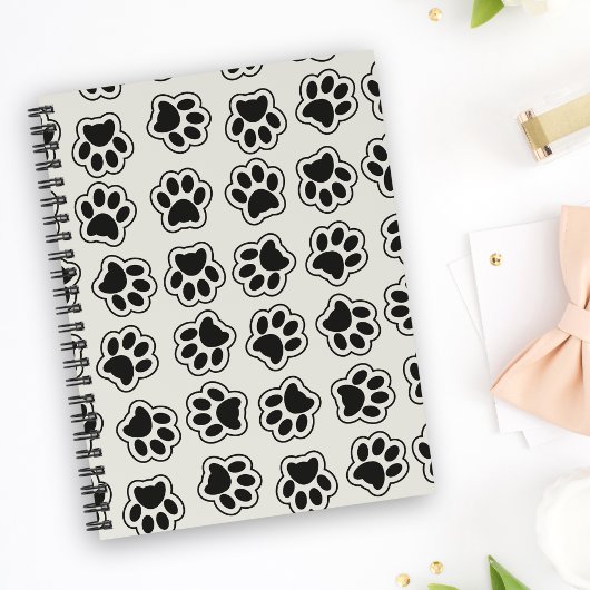 Carnet Balles noires, Paws de chien, Paws de chat, Plan