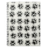 Carnet Balles noires, Paws de chien, Paws de chat, Plan (Devant)
