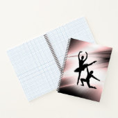 Carnet Ballet Couple Danse Accent rose (Intérieur)
