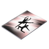Carnet Ballet Couple Danse Accent rose (Côté gauche)
