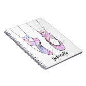 Carnet Ballet personnalisé Ballerina (Côté Droit)