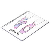 Carnet Ballet personnalisé Ballerina (Côté gauche)