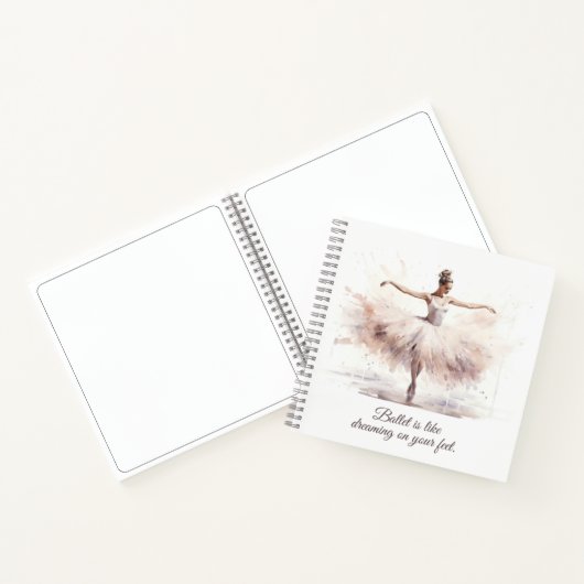 Carnet Ballet Spiral Notebook (Intérieur)