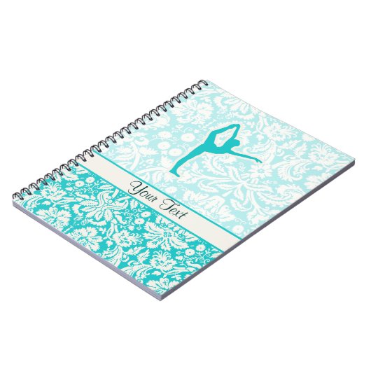 Carnet Ballet turquoise (Côté gauche)