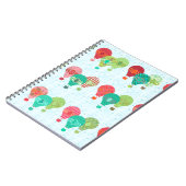 Carnet Balloirs rétro amusants Pastel Motif amusant (Côté gauche)