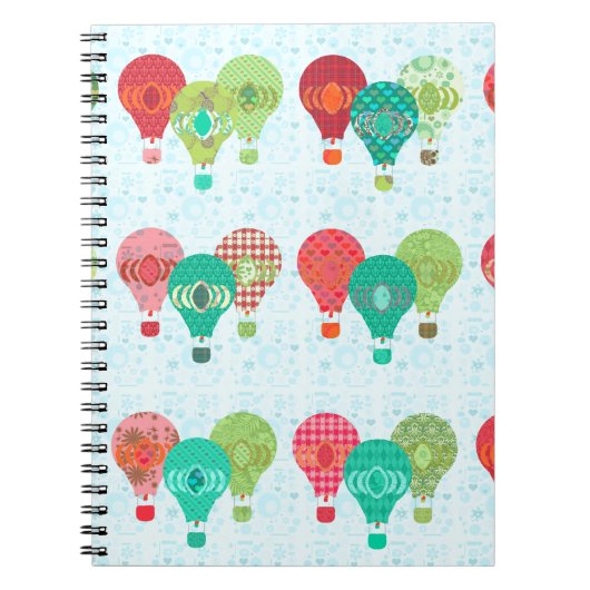 Carnet Balloirs rétro amusants Pastel Motif amusant (Devant)