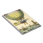 Carnet Ballon à air chaud à vapeur de science-fiction vin (Côté Droit)