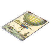 Carnet Ballon à air chaud à vapeur de science-fiction vin (Côté gauche)