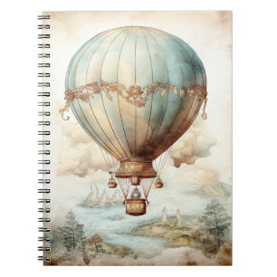 Carnet Ballon à air chaud à vapeur vintage (2)